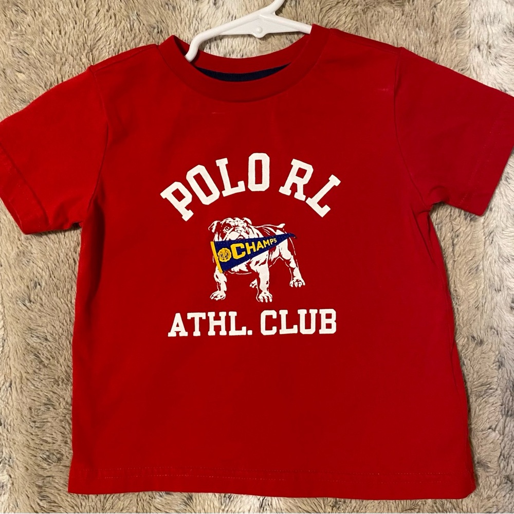 Polo by Ralph Lauren Red Graphic Tee for Kids